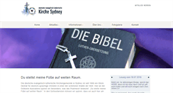 Desktop Screenshot of kirche-sydney.org.au